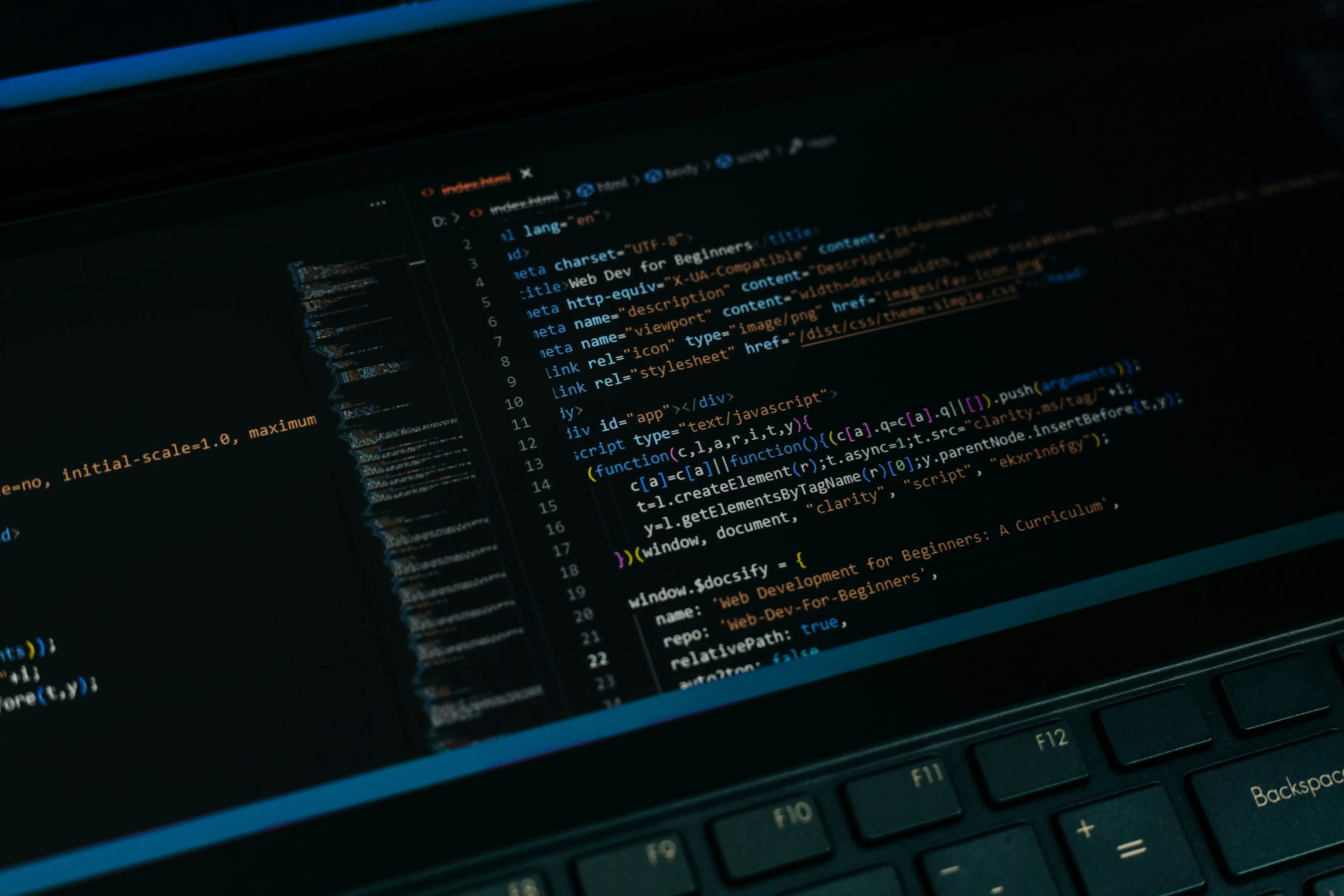 website code